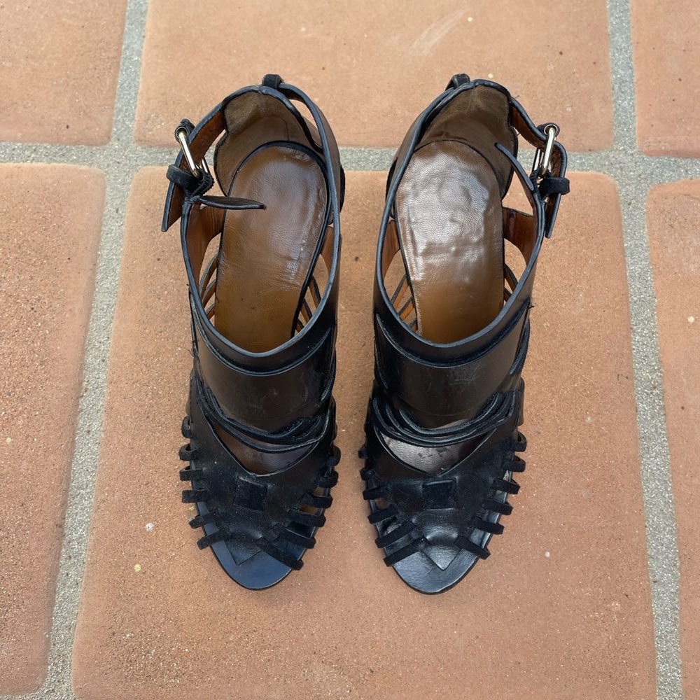 Givenchy Black Leather Heels